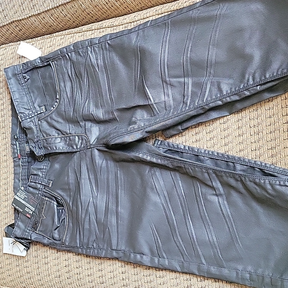 Projek Raw slim straight black jeans sz 32x24